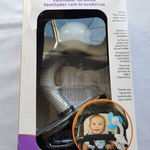 Dreambaby Classic Clip-On Fan with Soft Fins - for Baby Strollers and Playpens -